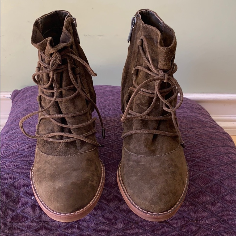 Sam Edelman Brown Suede Boots